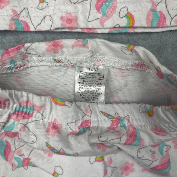 E0021 Swiggles Unicorn 2pc pj set Size 18 months - Picture 3 of 4